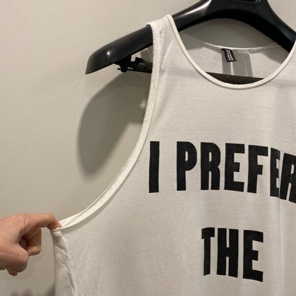 H&M White Tank Top Size 10 - Picture 7 of 9